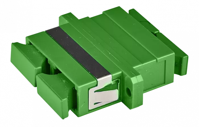 Адаптер (розетка) SC/APC SM дуплексный с фланцами