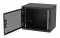 Шкаф телекоммуникационный настенный разборный черный 19”,9U(600x350), ШТ-НСр-9U-600-350-П-Ч дверь перфорированная ССД