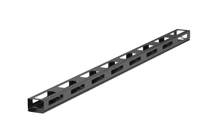Органайзер кабельный вертикальный с крышкой 47U ОКВК-47U
