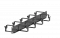 Органайзер кабельный горизонтальный двусторонний 19"  ОКГД-19"-1U