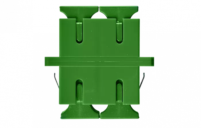 Адаптер (розетка) SC/APC SM дуплексный с фланцами