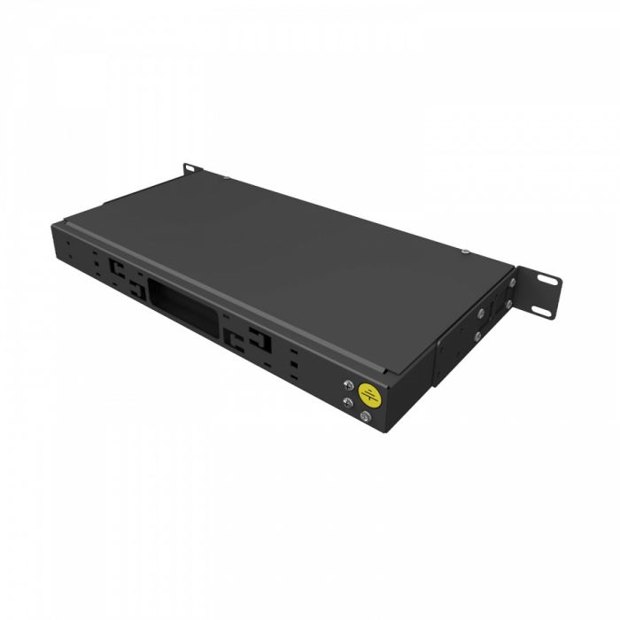 Кросс 19" NTSS PREMIUM, предсобранный 1U, 24 порта SC/UPC duplex, 50/125 мкм OM3, черный