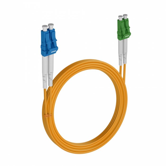 Шнур оптический NTSS dpc LC/UPC-LC/APC 9/125 2.0мм 15м LSZH (патч-корд)