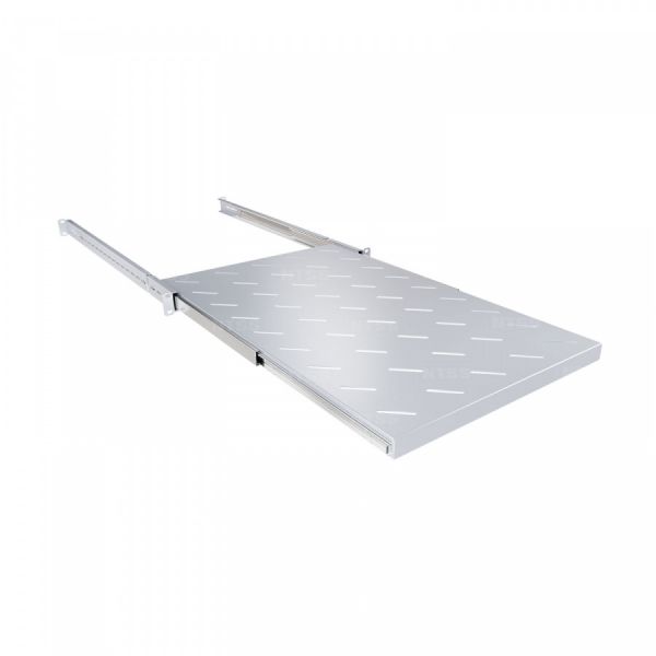 Полка выдвижная NTSS глубина 700мм, крепление 19 1U, для шкафов глубиной 1000мм, серый RAL 7035
