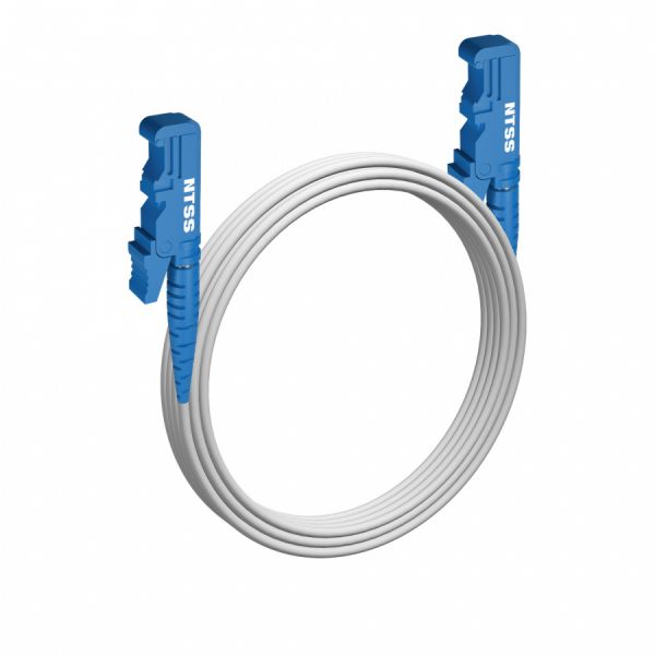 Шнур оптический NTSS spc E2000/UPC-E2000/UPC 9/125 G.657A1 3.0мм 8м LSZH (патч-корд)