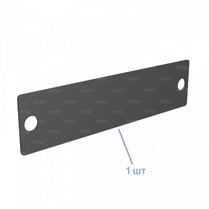  Кросс NTSS оптический настенный частично укомплектованный 24/32 порта SC (планка SC-4шт, планка-заглушка-1шт, сплайс-кассета-1шт) черный RAL 9005
