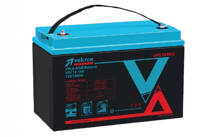 VRC 12-100	Аккумуляторная батарея Vektor VRC 12-100