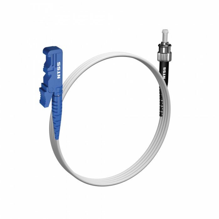 Шнур оптический NTSS spc E2000/UPC-ST/UPC 9/125 G.657A1 3.0мм 1м LSZH (патч-корд)