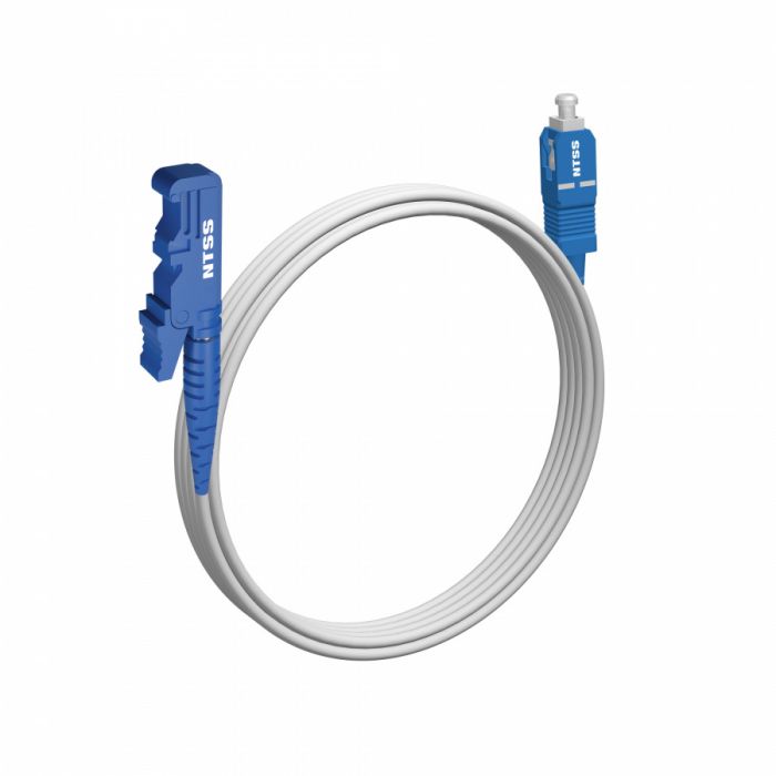 Шнур оптический NTSS spc E2000/UPC-SC/UPC 9/125 G.657A1 3.0мм 3м LSZH (патч-корд)