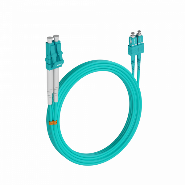 Шнур оптический NTSS dpc LC/UPC-SC/UPC 50/125 OM3 3.0мм 20м LSZH (патч-корд)
