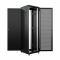 Шкаф напольный универсальный серверный NTSS R 22U 600х600мм, 4 профиля 19, двери перфорированная и сплошная металл, боковые стенки съемные, регулируемые опоры, разобранный, черный RAL 9005