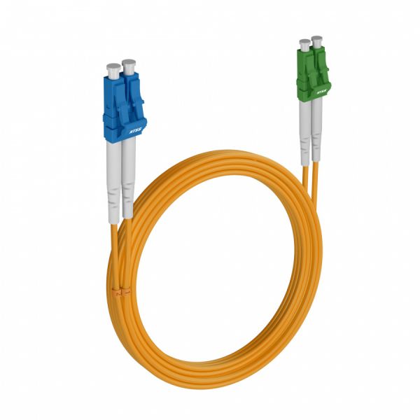 Шнур оптический NTSS dpc LC/UPC-LC/APC 9/125 2.0мм 30м LSZH (патч-корд)