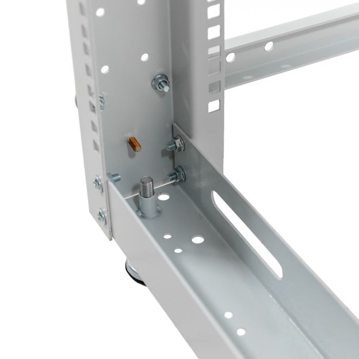 Стойка серверная NTSS OR двухрамная 52U 600-1000мм, комплект ножек, серый RAL 7035