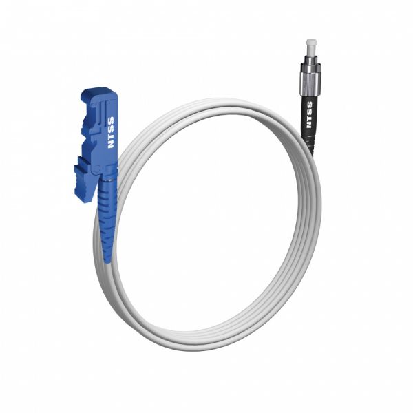 Шнур оптический NTSS spc E2000/UPC-FC/UPC 9/125 G.657A1 3.0мм 4м LSZH (патч-корд)