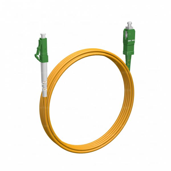 Шнур оптический NTSS spc LC/APC-SC/APC 9/125 3.0мм 3м LSZH (патч-корд)
