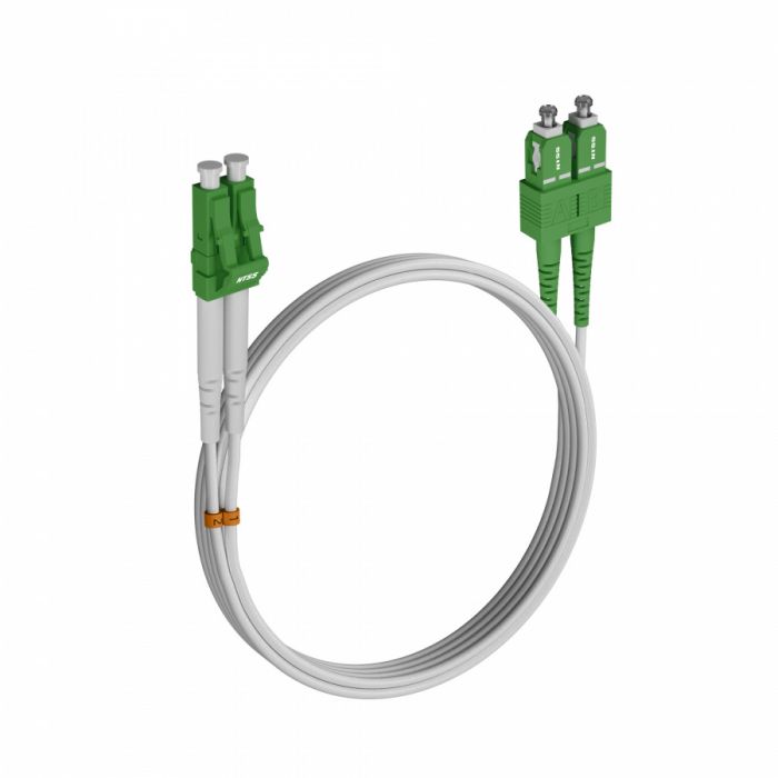 Шнур оптический NTSS dpc LC/APC-SC/APC 9/125 G.657A1 3.0мм 6м LSZH (патч-корд)