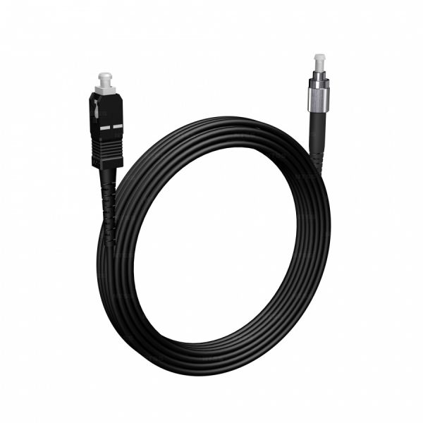 Шнур оптический NTSS PREMIUM spc SC/UPC-FC/UPC 9/125 3.0мм 20м черный LSZH (патч-корд)