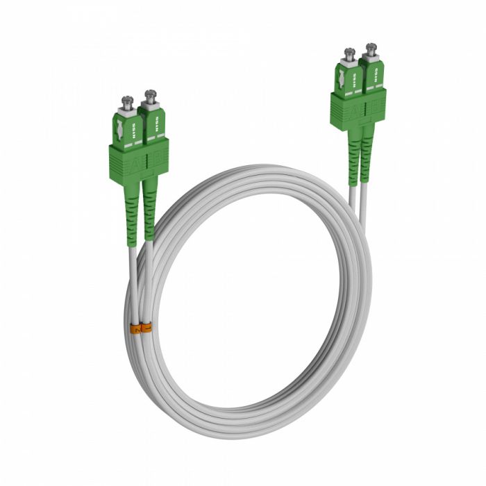 Шнур оптический NTSS dpc SC/APC-SC/APC 9/125 G.657A1 2.0мм 20м LSZH (патч-корд)
