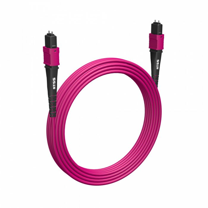 Волоконно-оптическая сборка trunk NTSS 12ов, MPO/UPC (female)-MPO/UPC (female), полярность А, 50/125 OM4, внутренний, 15м, LSZH