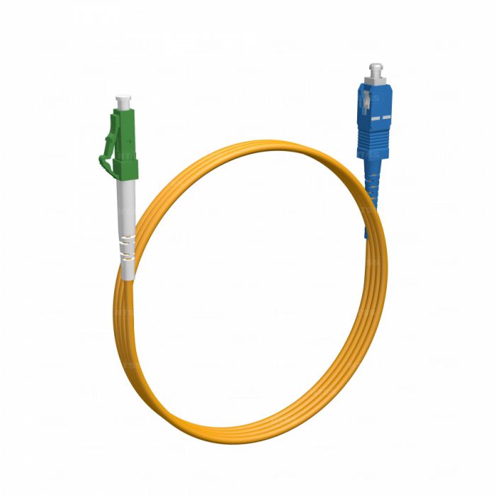 Шнур оптический NTSS spc LC/APC-SC/UPC 9/125 3.0мм 2м LSZH (патч-корд)