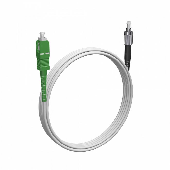 Шнур оптический NTSS spc SC/APC-FC/UPC 9/125 G.657A1 2.0мм 4м LSZH (патч-корд)