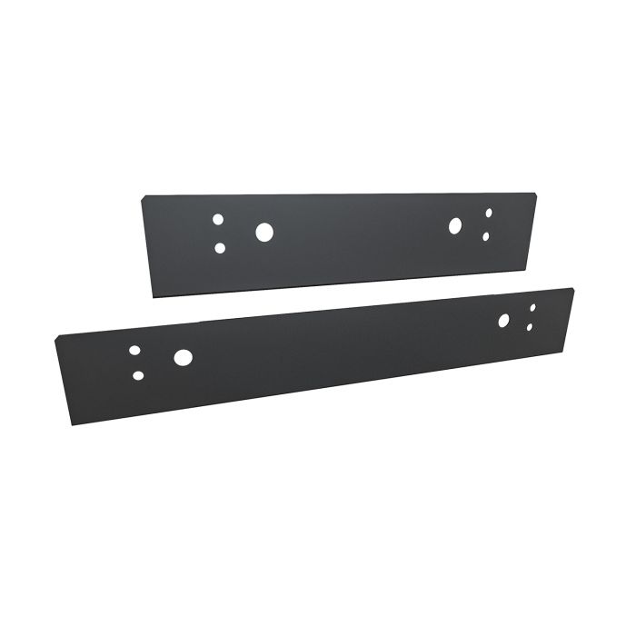 Кронштейн крепления для шкафа PC к полу усиленный, черный RAL 9005