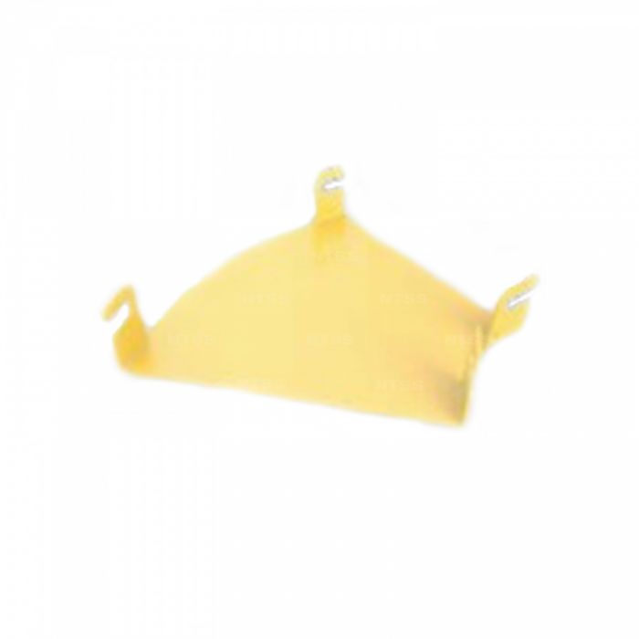 Крышка горизонтального уголка 45° оптического лотка NTSS 120 мм, желтая