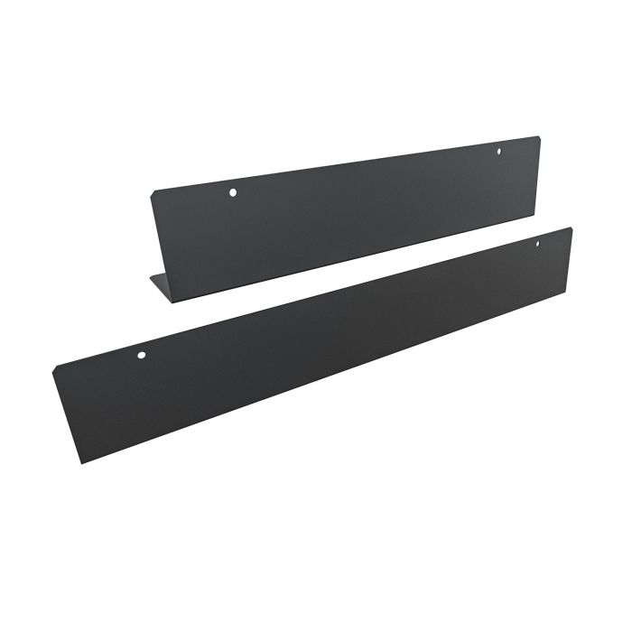 Кронштейн крепления для шкафа PC к полу усиленный, черный RAL 9005