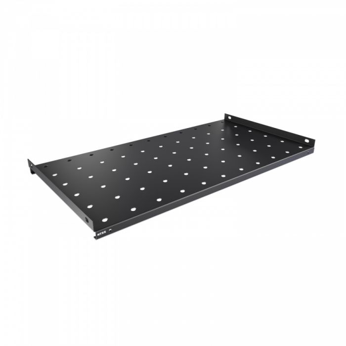 Полка стационарная NTSS 488х255мм, для настенных шкафов серии W глубиной 450мм, черный RAL 9005