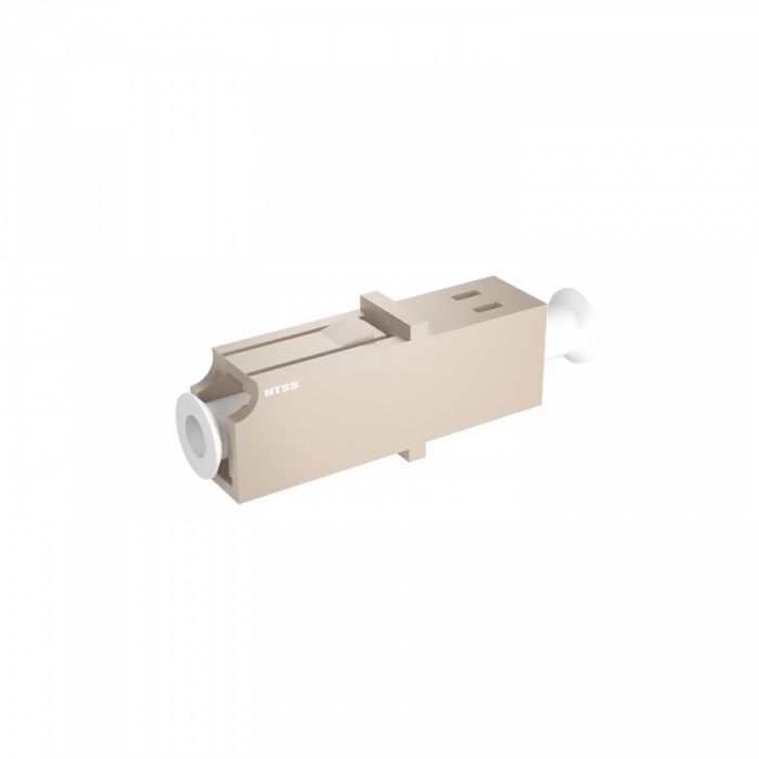 Адаптер оптический NTSS PREMIUM симплекс LC OM2 BEIGE
