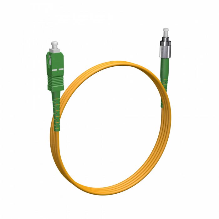 Шнур оптический NTSS spc SC/APC-FC/APC 9/125 2.0мм 1м LSZH (патч-корд)