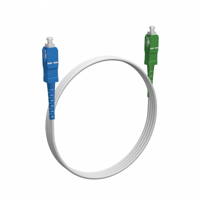 Шнур оптический NTSS spc SC/UPC-SC/APC 9/125 G.657A1 3.0мм 2м LSZH (патч-корд)