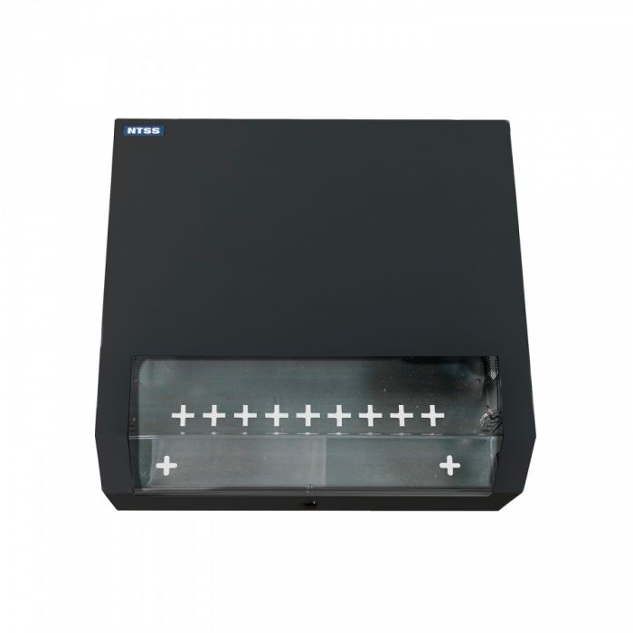 Шкаф настенный телекоммуникационный NTSS SOHO 19 5U: 3U+2U, собранный, черный RAL 9005