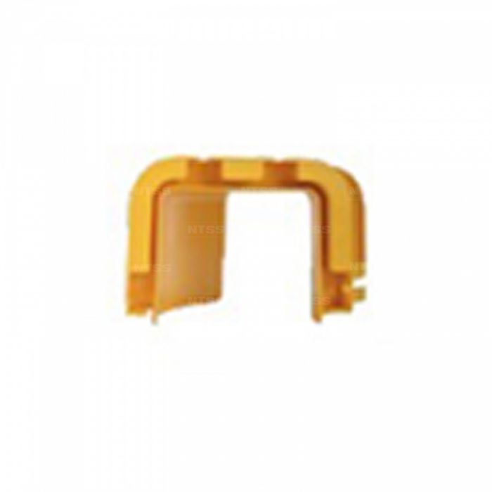 Уголок горизонтальный 45° оптического лотка NTSS 120*100 мм, желтый