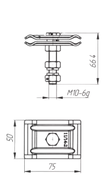 Зажим шлейфовый ЗКШ-1-11/14-4 ССД