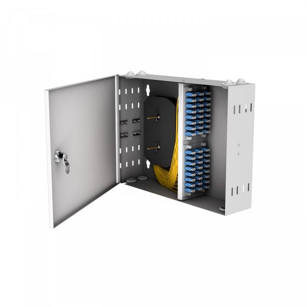 Кросс настенный NTSS PREMIUM, предсобранный, 32 порта LC/UPC duplex, 9/125 мкм