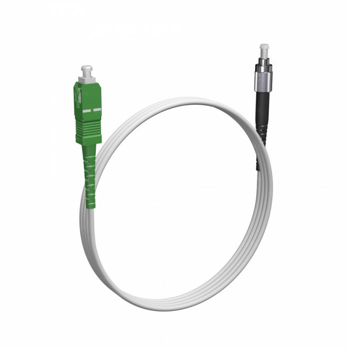 Шнур оптический NTSS spc SC/APC-FC/UPC 9/125 G657.A1 2.0мм 1м LSZH (патч-корд)